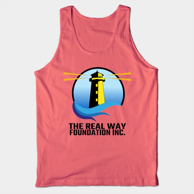 The Real Way Stacked Classic Logo Tank Top by The Real Way Foundation